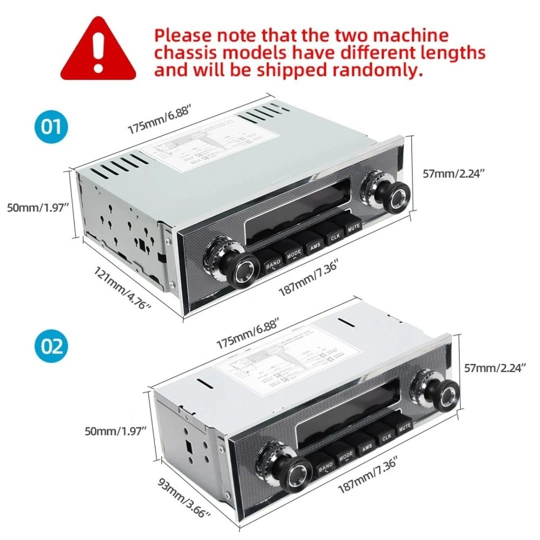 1 DIN Car Stereo Bluetooth FM Radio MP3 Player USB AUX In Dash Audio