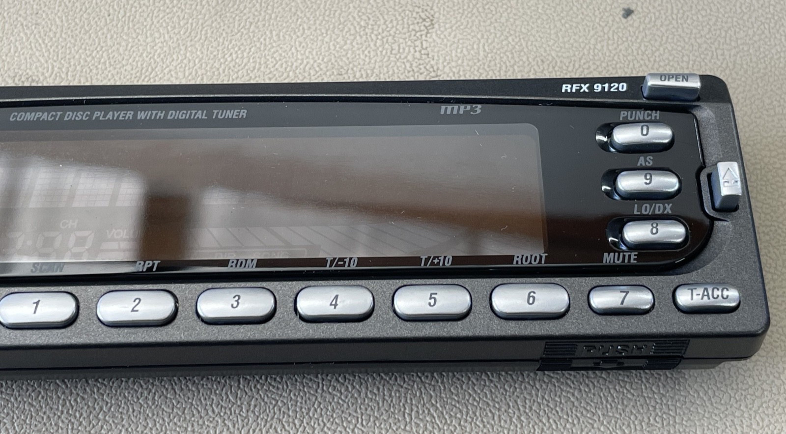 Old School Rockford Fosgate RFX-9120G — AM/FM/CD Player/MP3 Playback, NOS #418