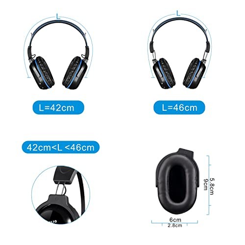 IR Headphones for Car DVD System, Universal 2 Channel Wireless Infrared