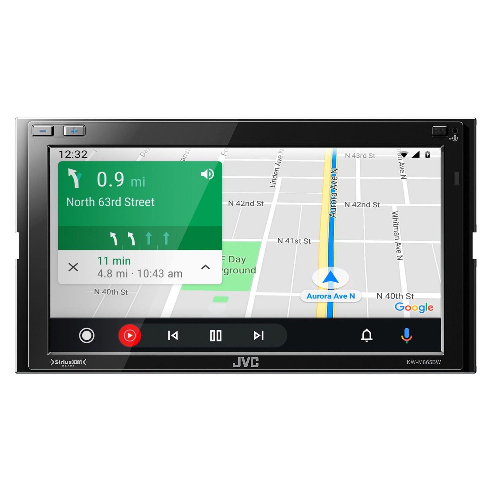 JVC KW-M856BW – Digital AV Receiver,Wireless CarPlay, Wireless Android Auto