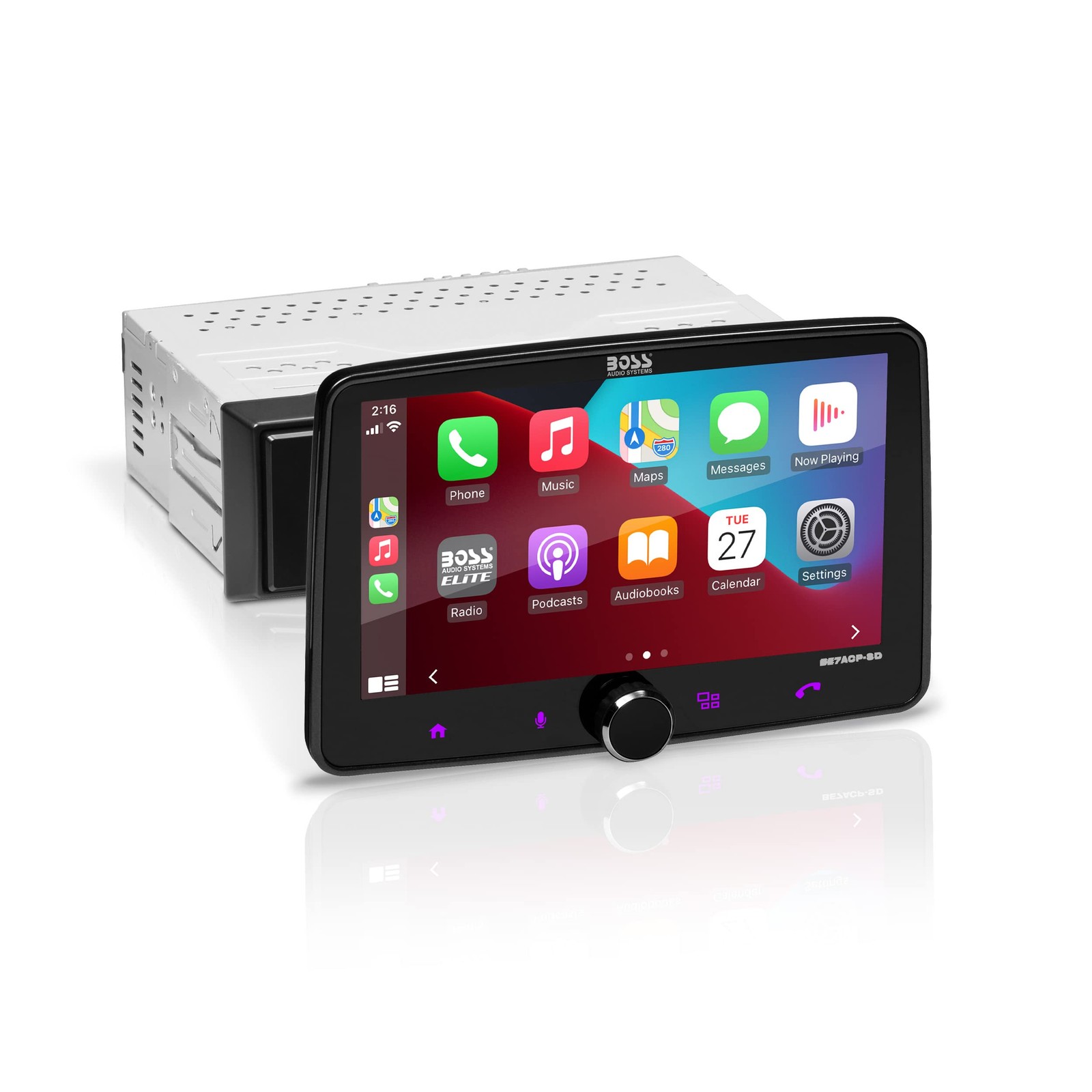 BOSS Audio Systems Elite Series BE7ACP-SD Car Stereo System – Apple CarPlay, …