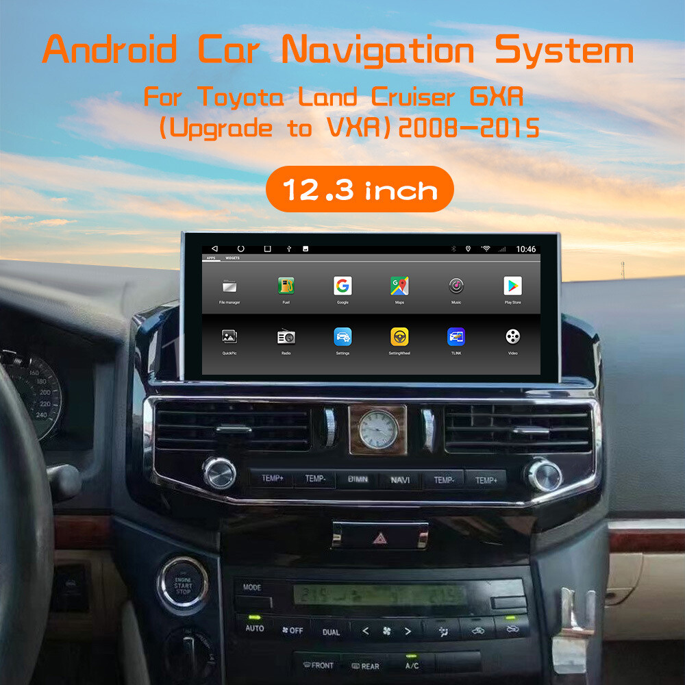For TOYOTA LAND CRUISER 2008-2015 Car Stereo Radio Player GPS 4+64G Android 14.0