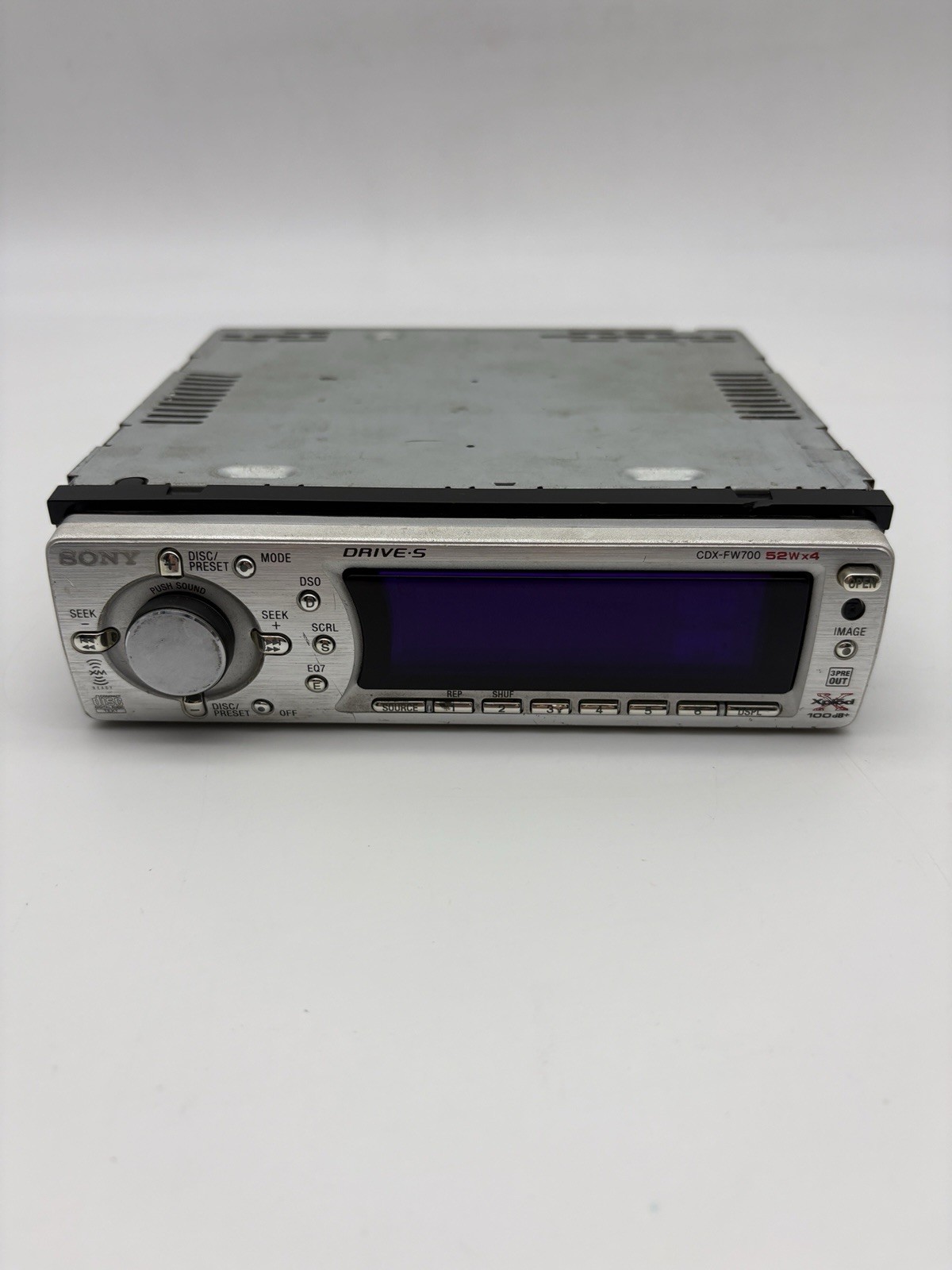 Sony CDX-FW700 CD Player 1 DIN In-Dash Equalizer Detachable Face