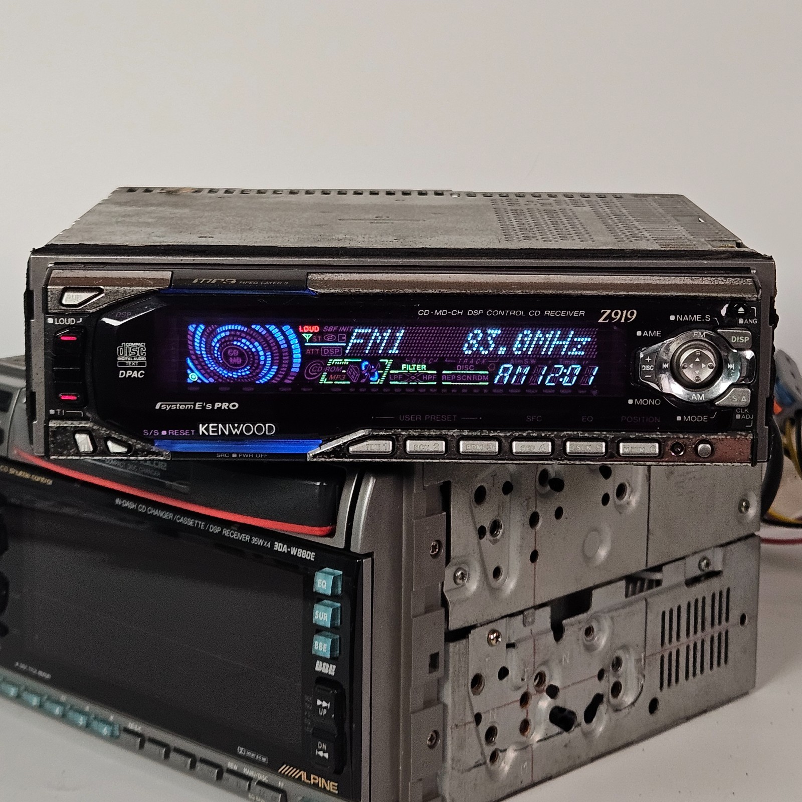 Kenwood Z919 System E’s Pro CD Receiver DSP Equalizer JDM Vintage Car Audio