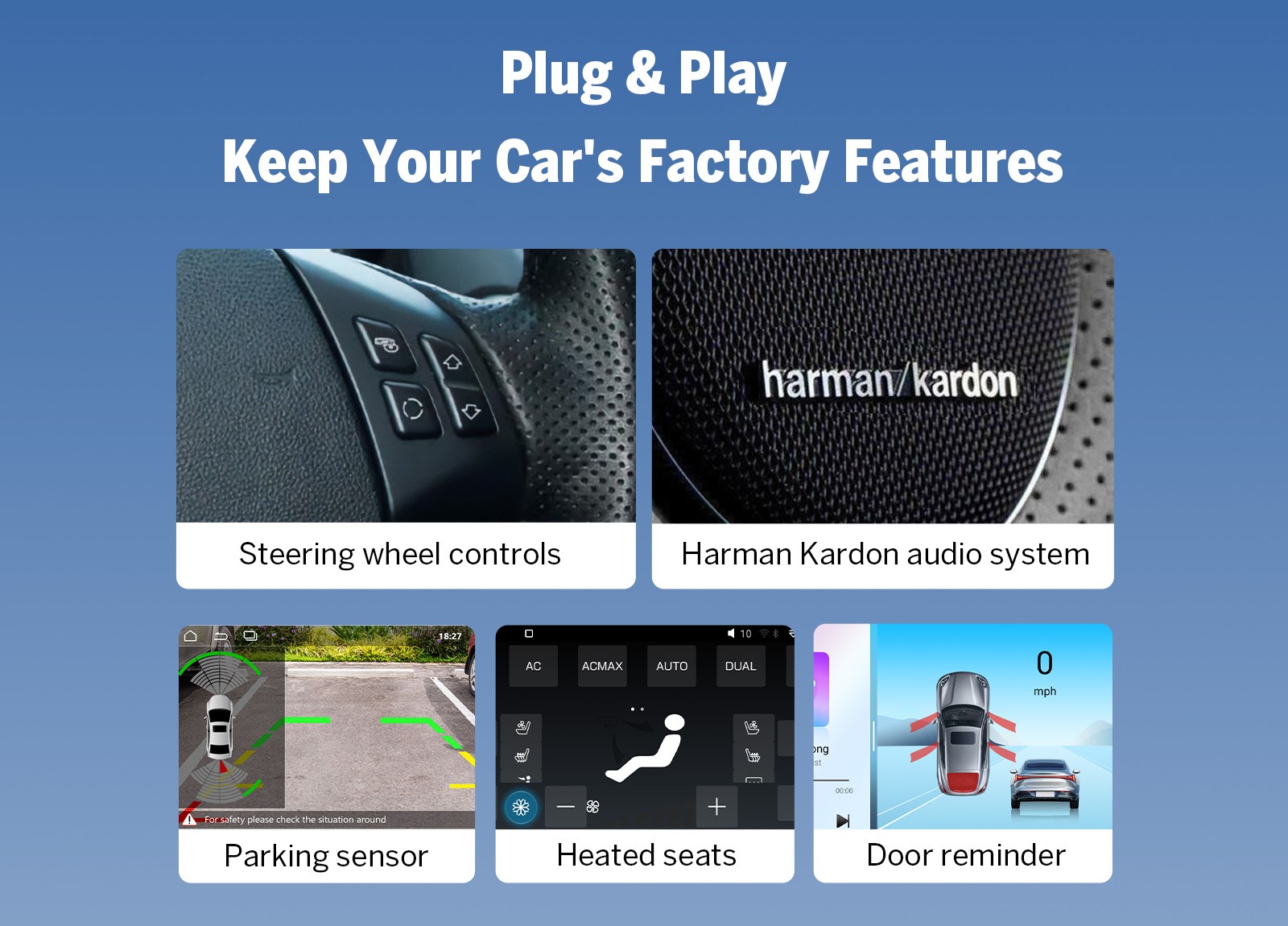 9″ Android Auto 6+64 Car Stereo Radio GPS CarPlay for BMW E90 328i 325i 335i DSP