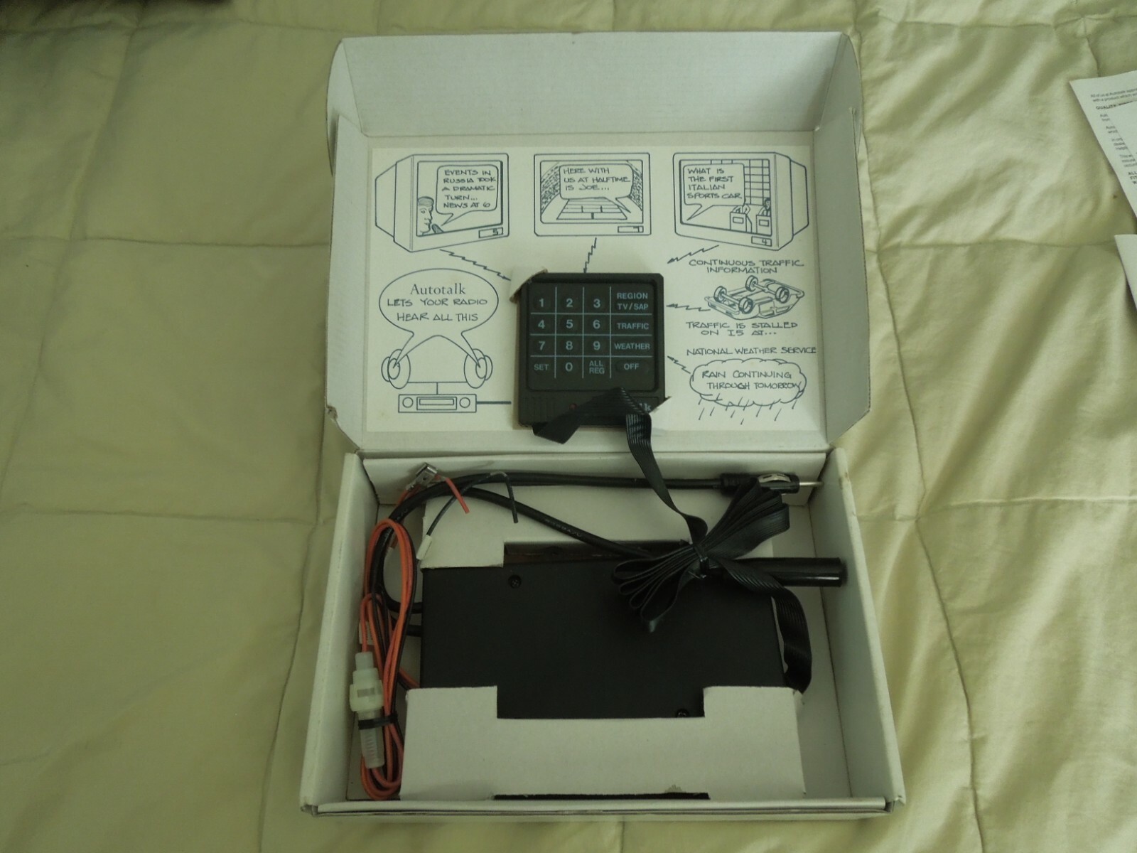 Autotalk TX In-Car Audio TV Info System Auto Truck Boat Brand New