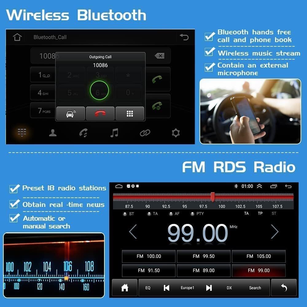 For Honda Civic 2016-2020 Car Stereo Radio Navi Android 13.0 Carplay Screen 64G