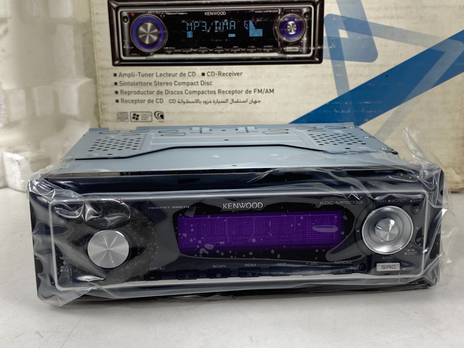Kenwood KCD-MP5033 CD/MP3 Receiver Car New Boxed