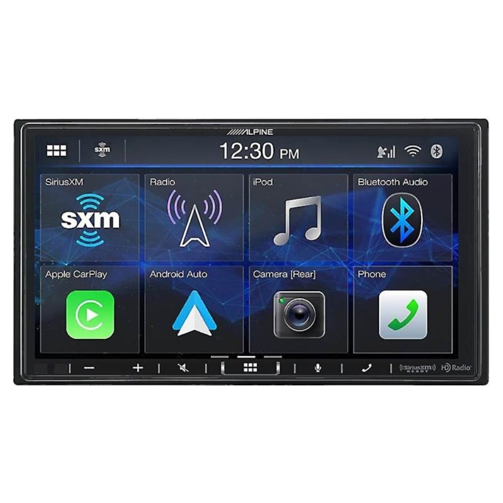 Alpine ILX-407 7″ Multimedia w/ Bullet Camera & DVR-C320R Dash Camera