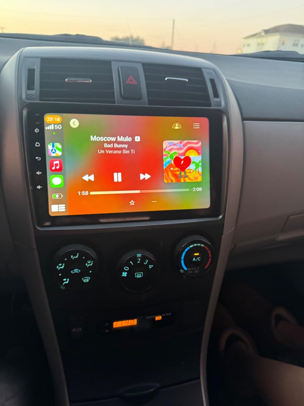 4Core 64G Carplay Radio Stereo Android 13 Screen For Toyota Corolla 2009-2013
