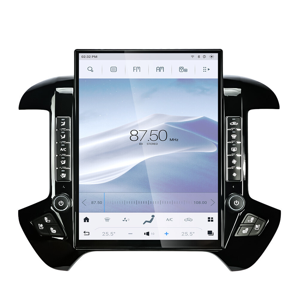 15.6″ For Chevrolet Silverado Gmc Sierra 2013-2020 Car Radio Tesla Style Stereo