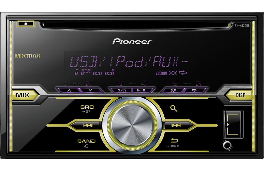 Pioneer FH-X520UI CD Player In Dash Receiver
