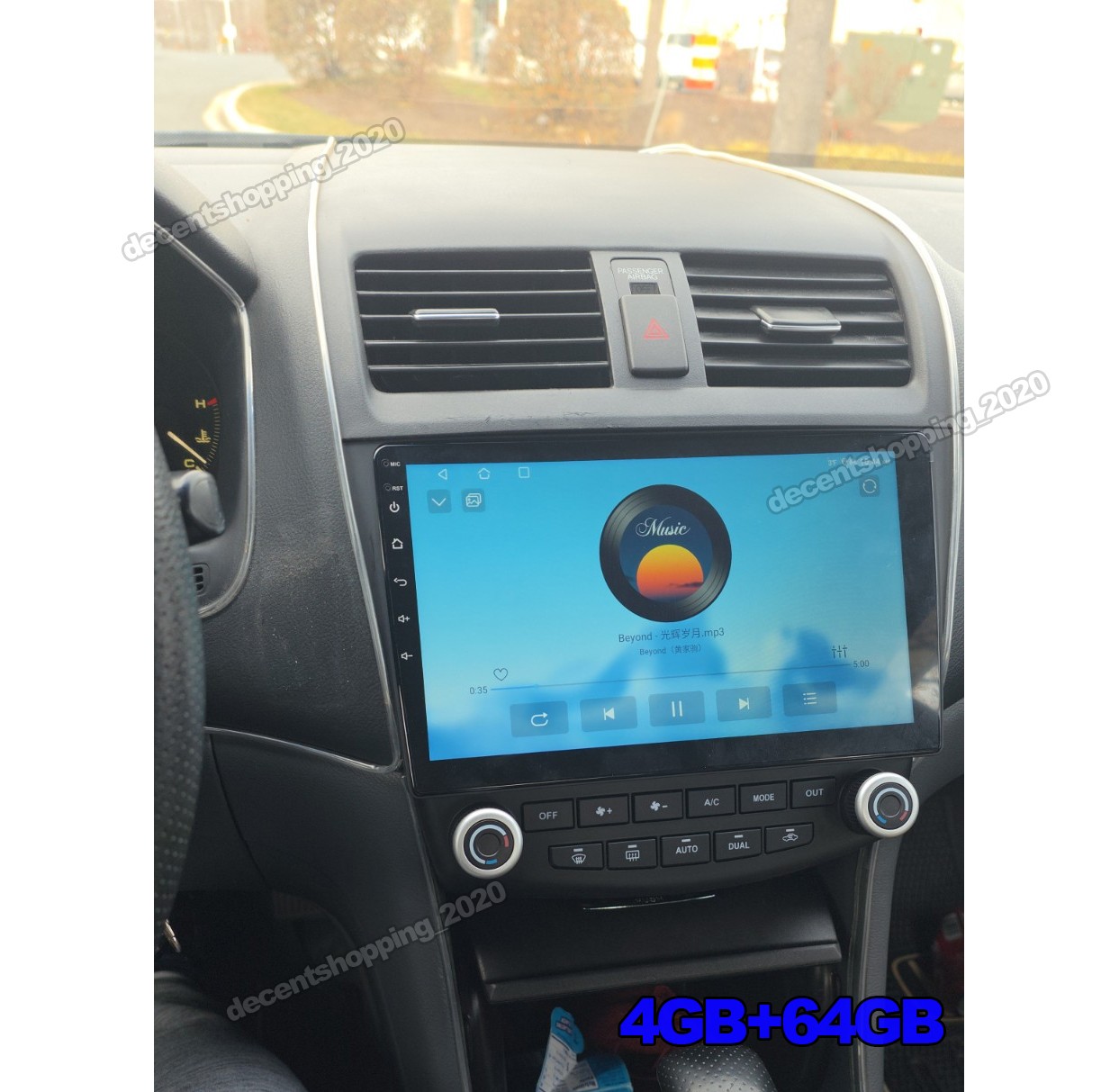 Carplay For Honda Accord 2003-07 10″ Android 15 Stereo Car Radio GPS Headunit FM
