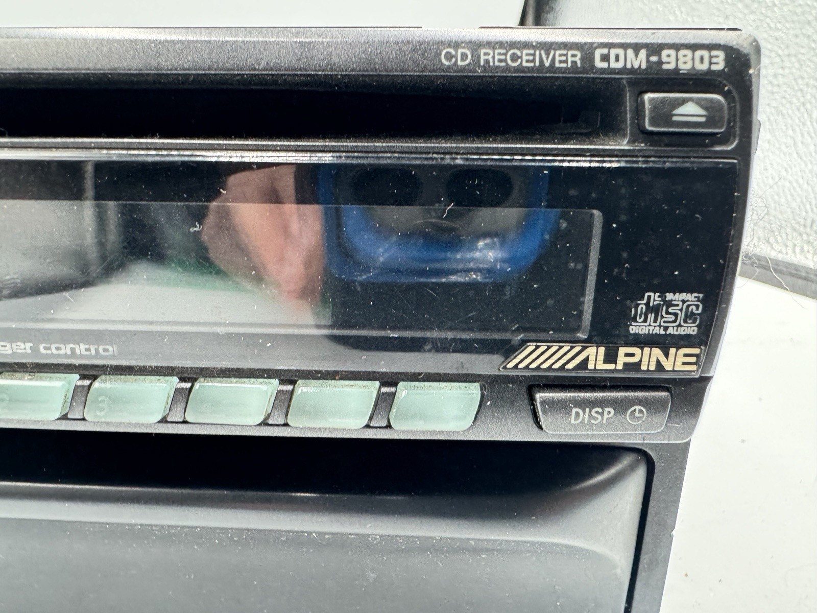 Alpine CDM-9803 Car Stereo CD Receiver 50Wx4 Untested