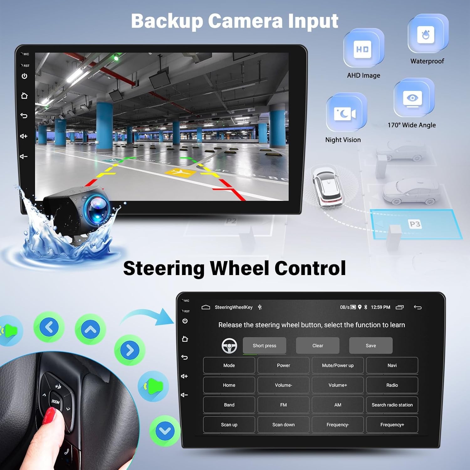 Para 2004-2008 Ford F-150 Android13 Carplay Coche Estéreo Radio GPS Portátil 32G
