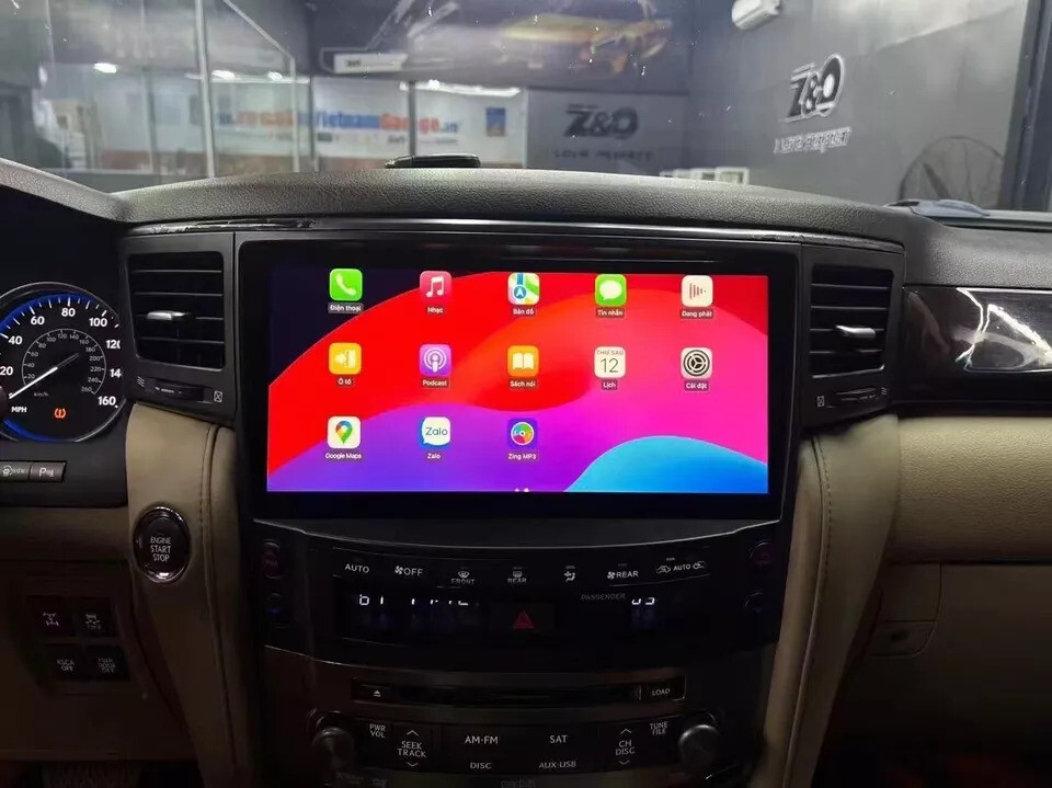 12.5″ Android Carplay Car Stereo Radio GPS Navi 4+32GB For 2007-2015 Lexus LX570