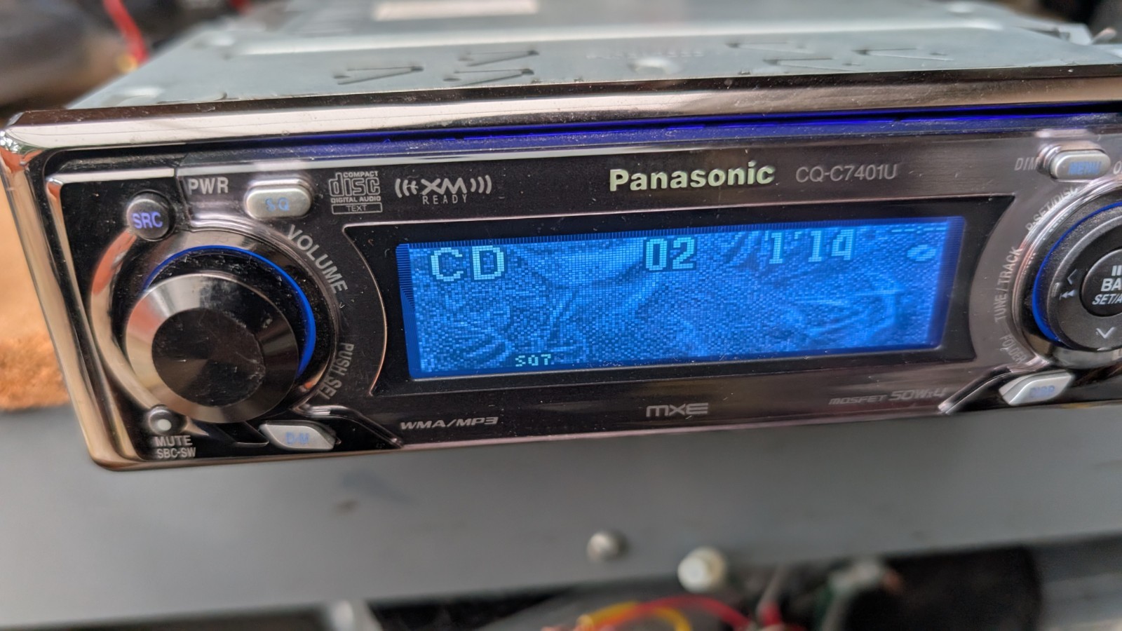 Panasonic CQ-C7401U Car Stereo Used With Bluetooth Auxiliary 🐠🐟