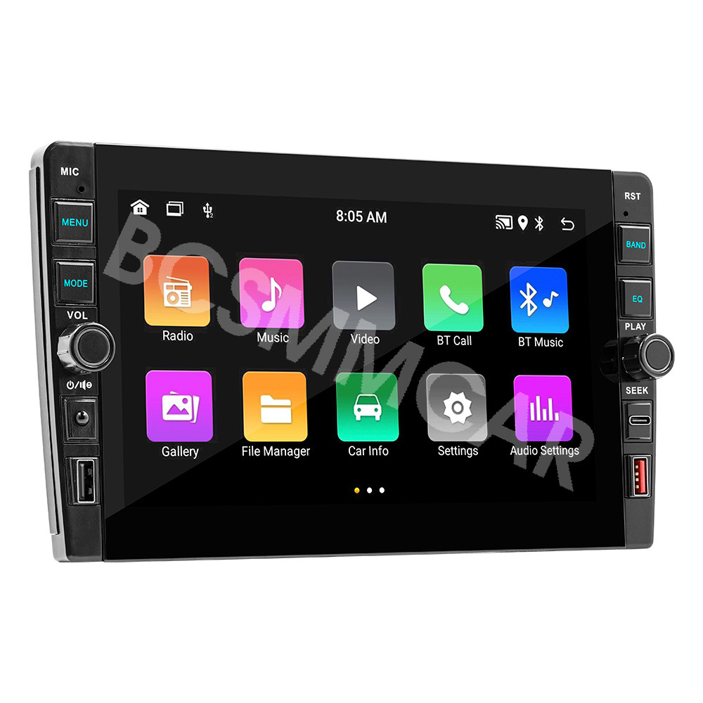 Double 2 Din Car Stereo Radio Multimedia Player GPS Navi WIFI For Apple Carplay