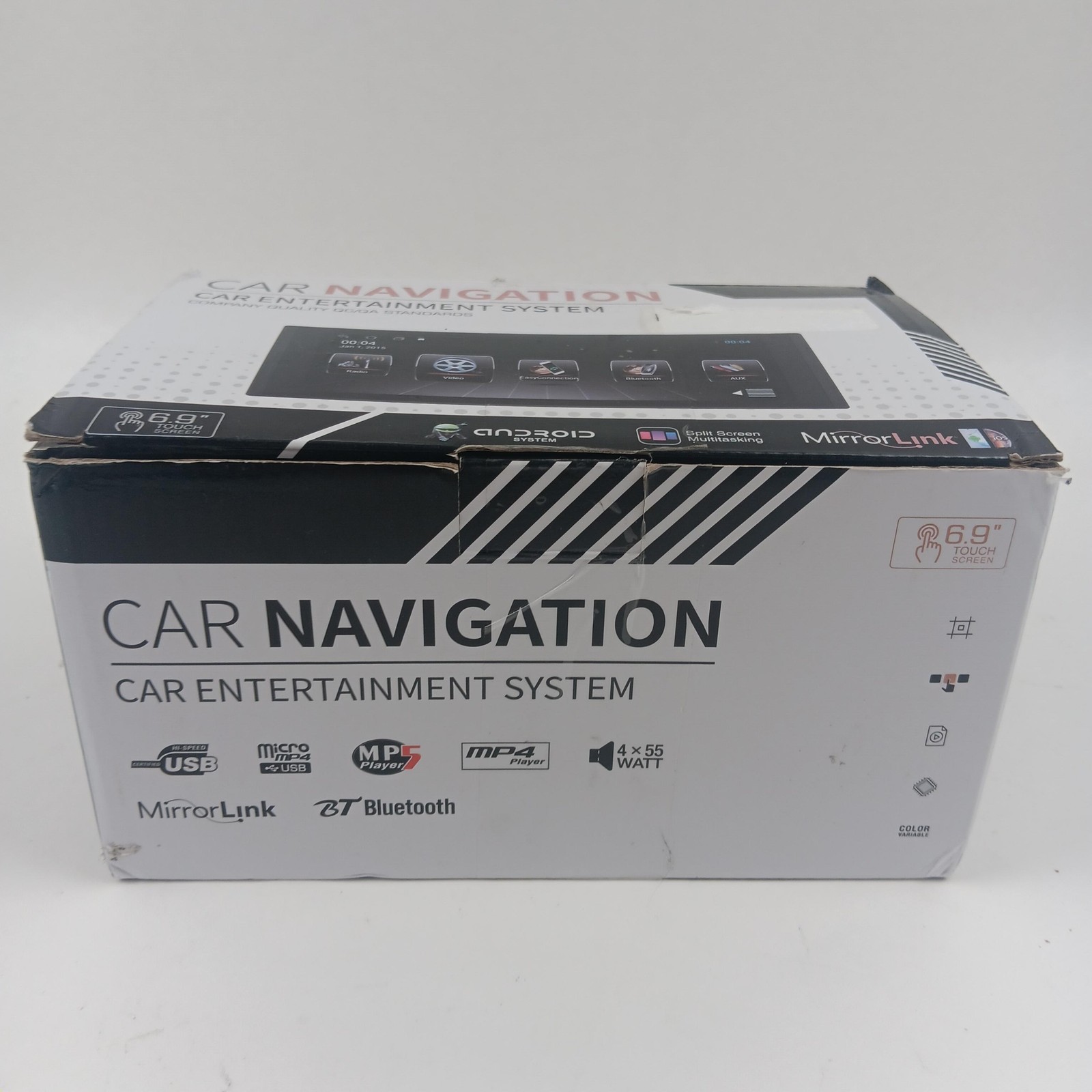Car Navigation MP5 Player SP7069 Touchscreen 2 DIN Android GPS Bluetooth Black