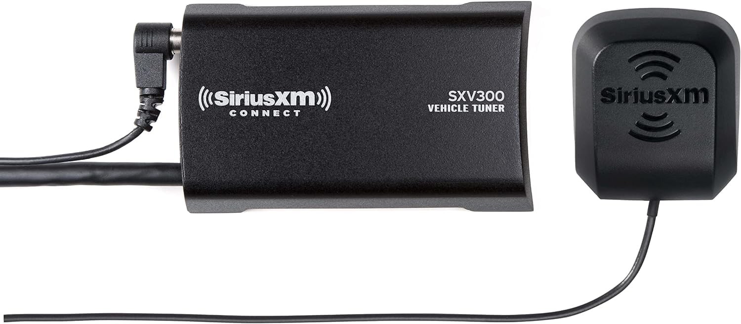 Kenwood DPX305MBT Double DIN Car Stereo + SiriusXM SXV300 Tuner Bundle