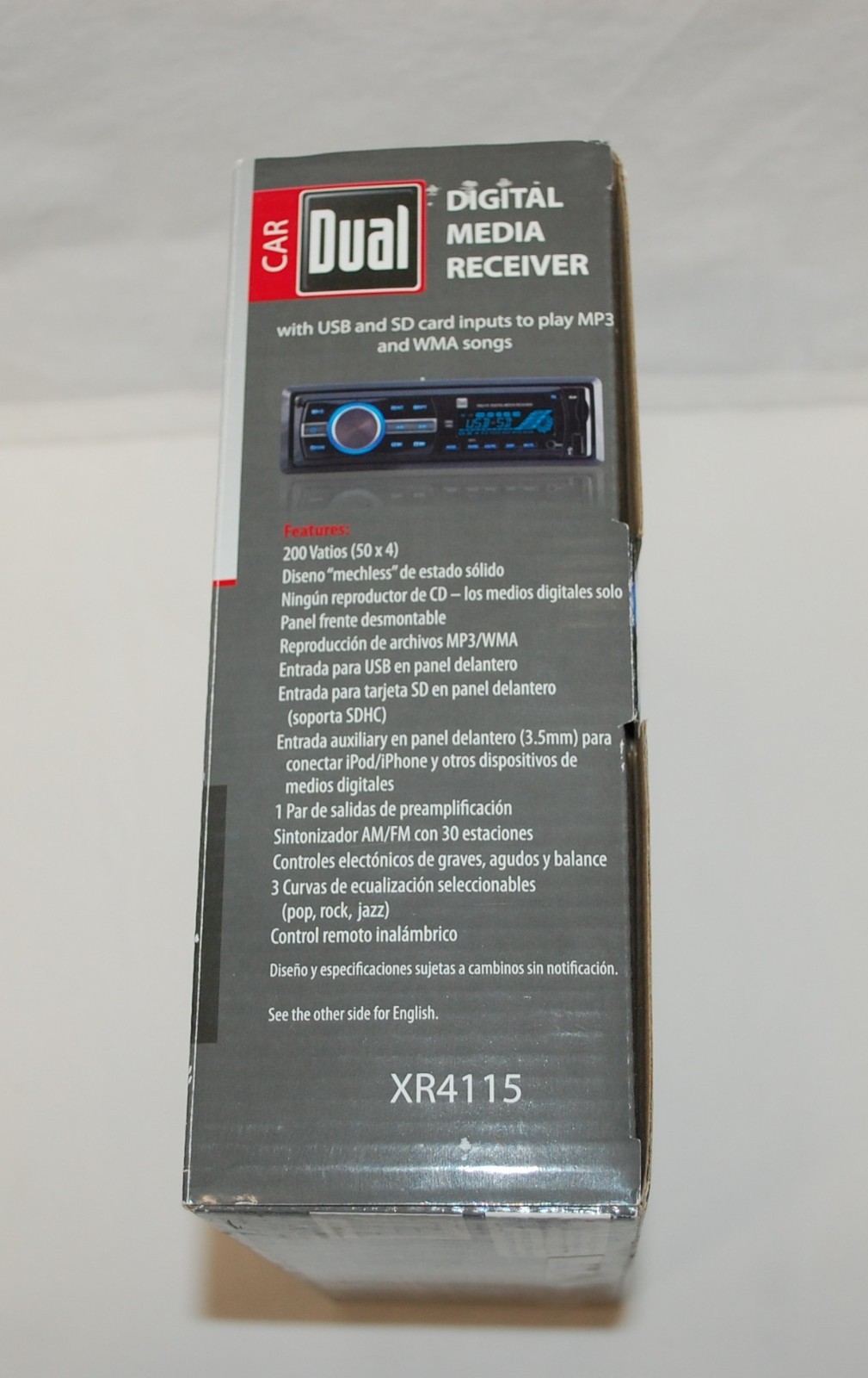 Dual Electronics XR4115 Digital Media Receiver with USP & SD inputs New in Box