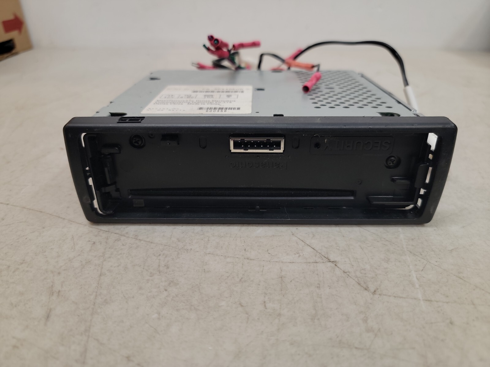Panasonic DPX40 cd player receiver MXE stereo player in dash CQDPX40EUC