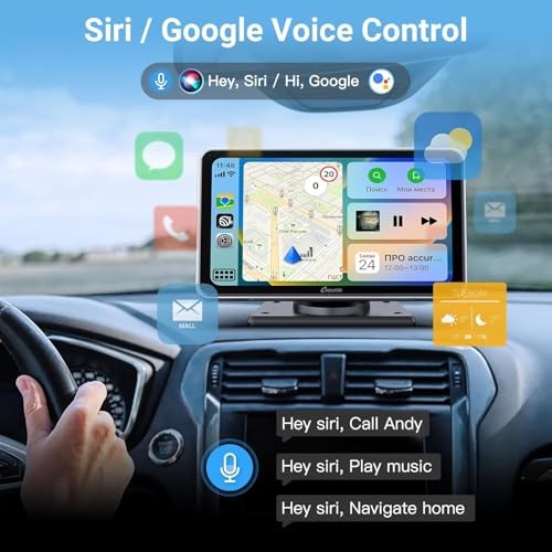 Portable Wireless CarPlay Screen for Car- 7 Inch Car Play Screen 7 inch