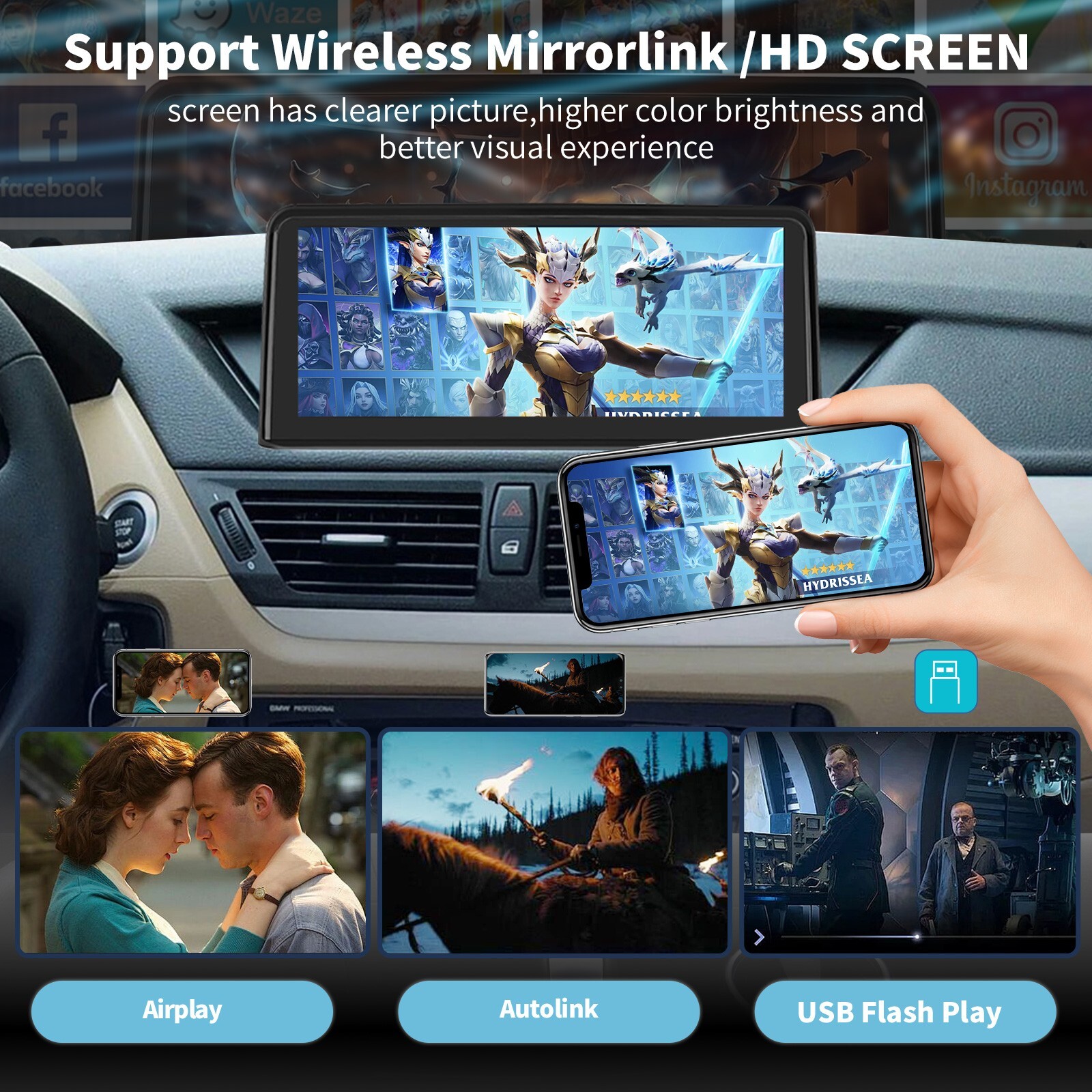 BMW X1 Series E84 2009-2015 CIC 10.25” Wireless Carplay/Android Auto Touch