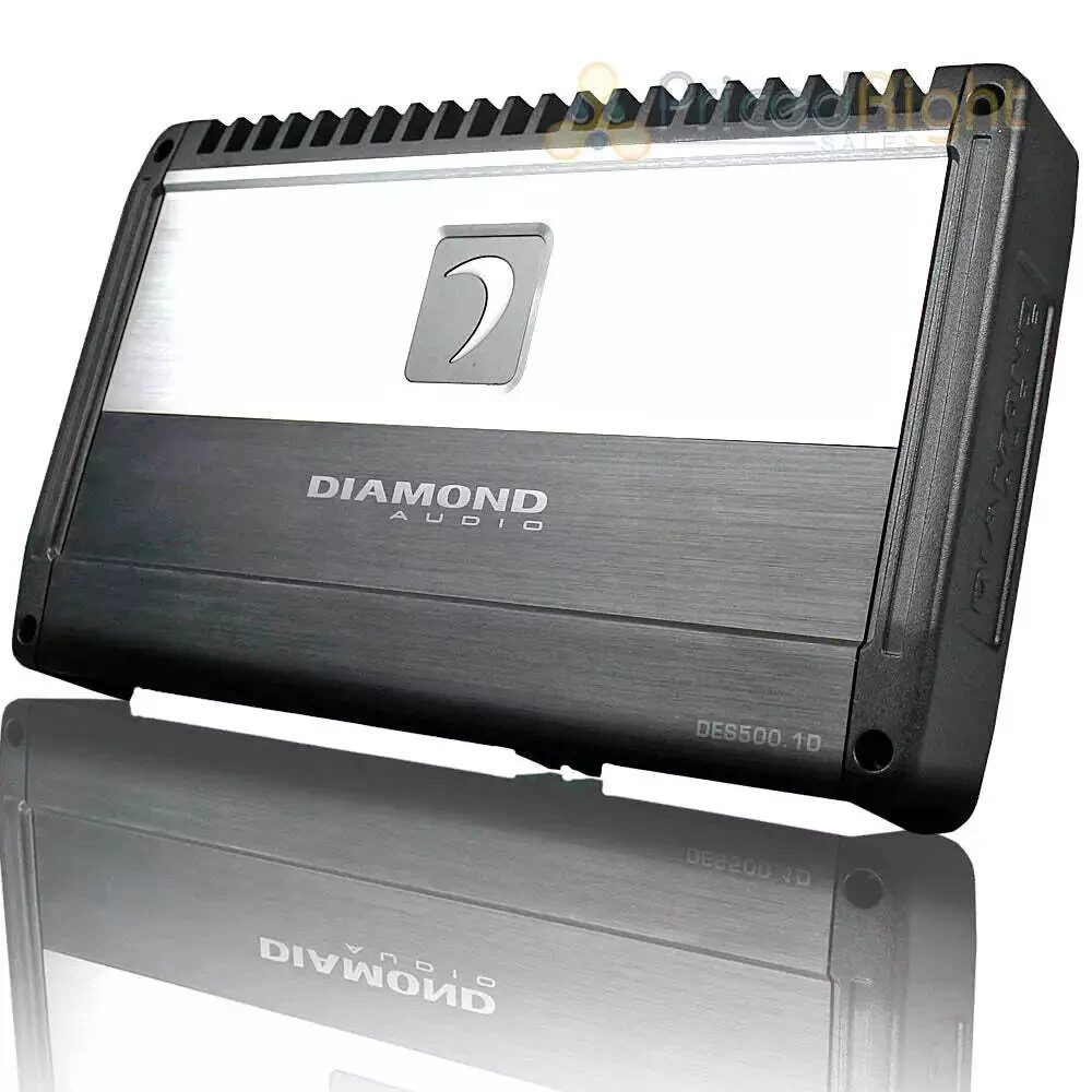 Diamond Audio DES500.1D -1 Channel Full Range Class D Amplifier (Refurbished)
