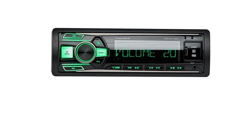 Deaf Bonce HBM-301DSP DSP Car Stereo 1-DIN Bluetooth USB AUX 4×40W RMS