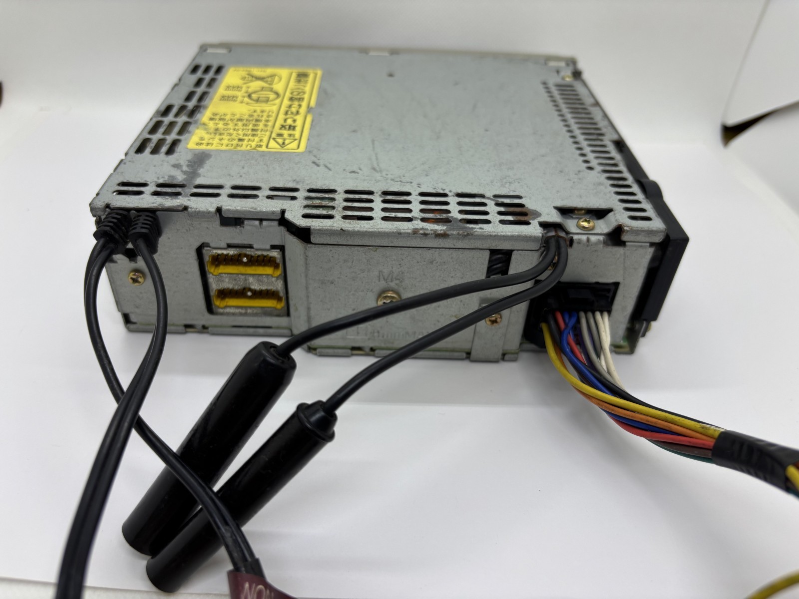JDM KENWOOD MZ907 CD MD Player with Power Harness Dual Display Working USED Rare