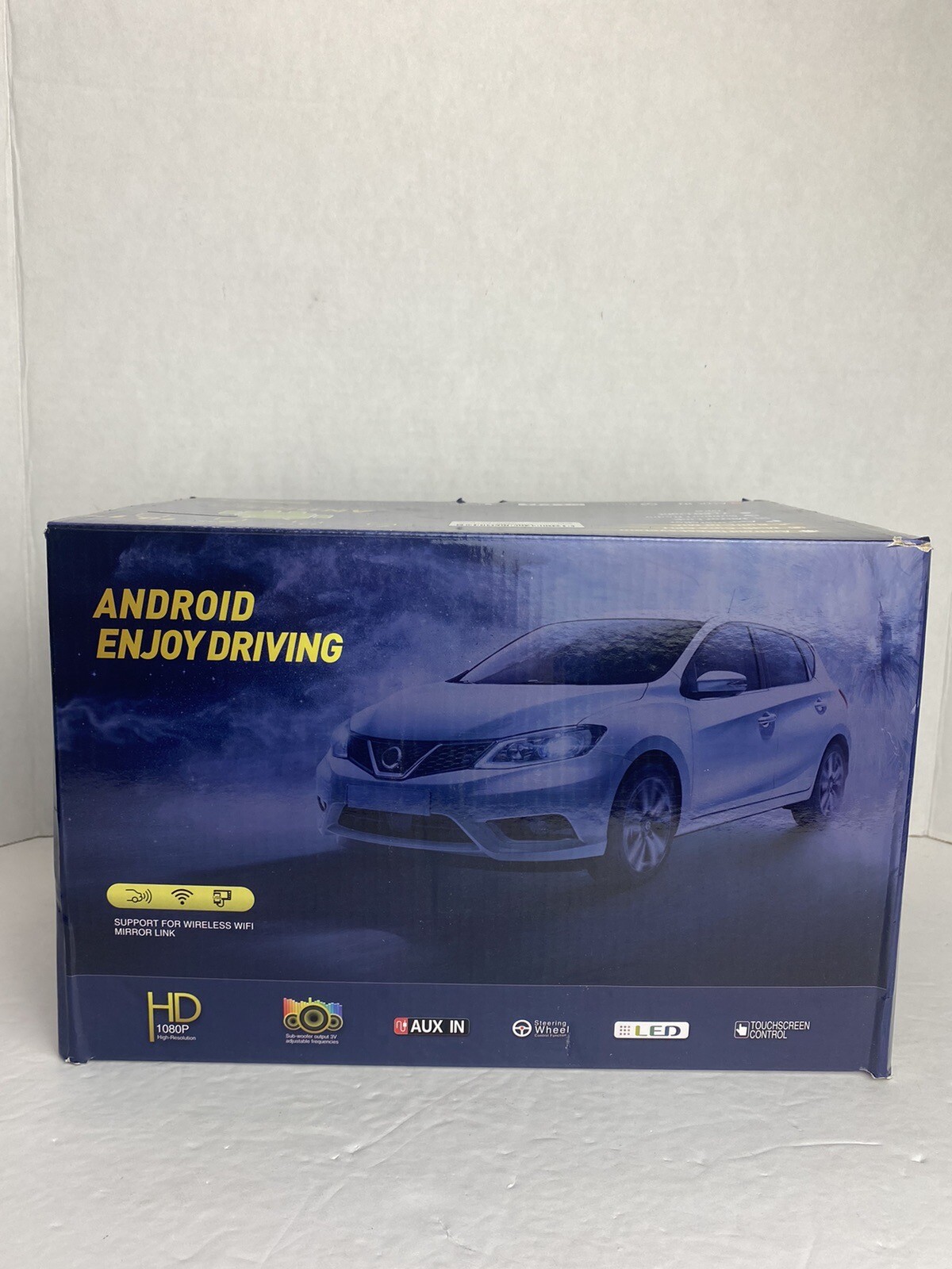 Android Car Stereo 10.1 Single Din 2+32GB Backup Camera Mirror Link Auto QLED