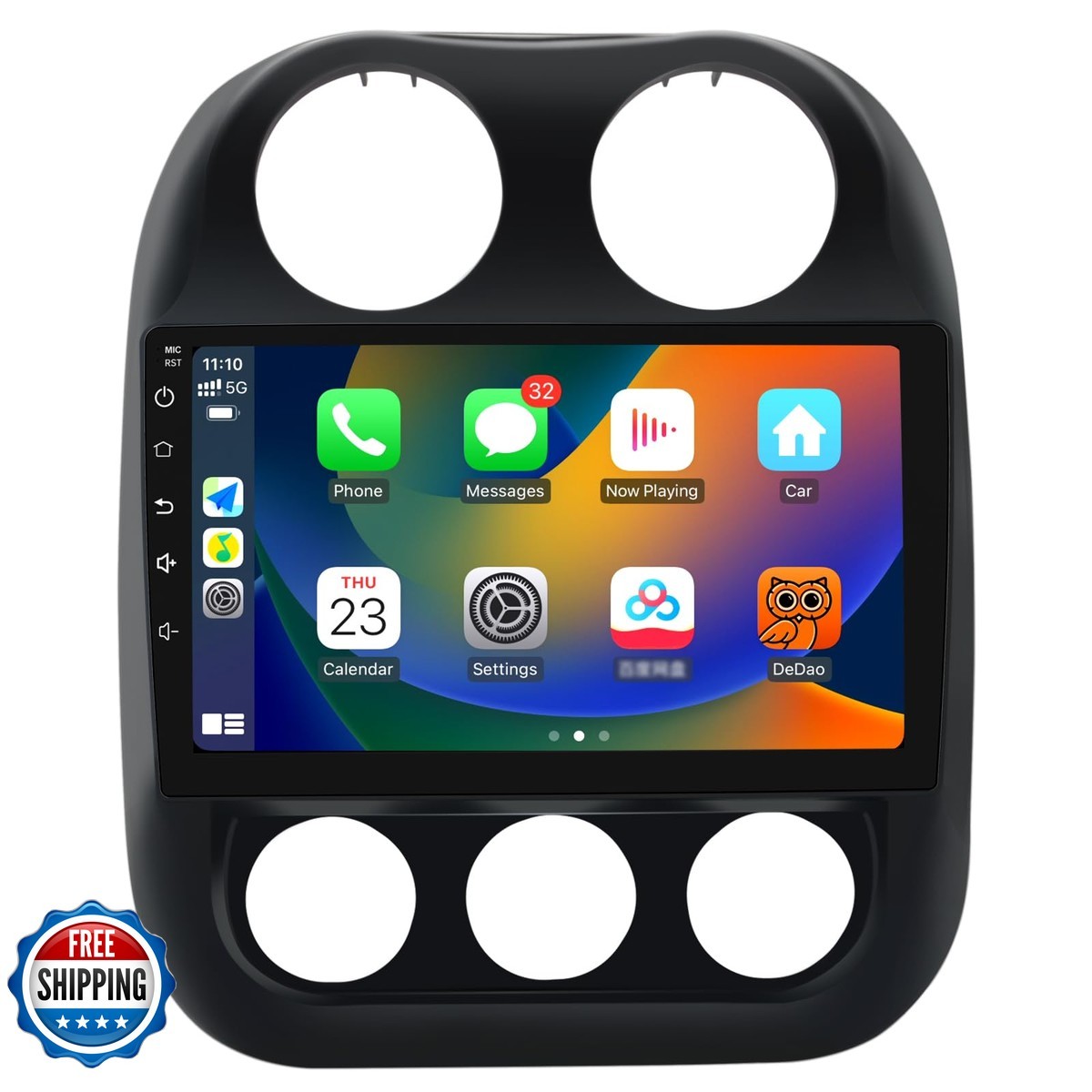 Eaglenav 10.1 Inch Car Radio For Jeep Patriot Compass 2010-2016 Android 13 Car