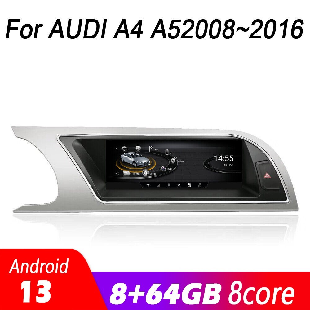 Car Multimedia Player Stereo Gps Radio Android Monitor Mmi For Audi A4 A5 8k B8