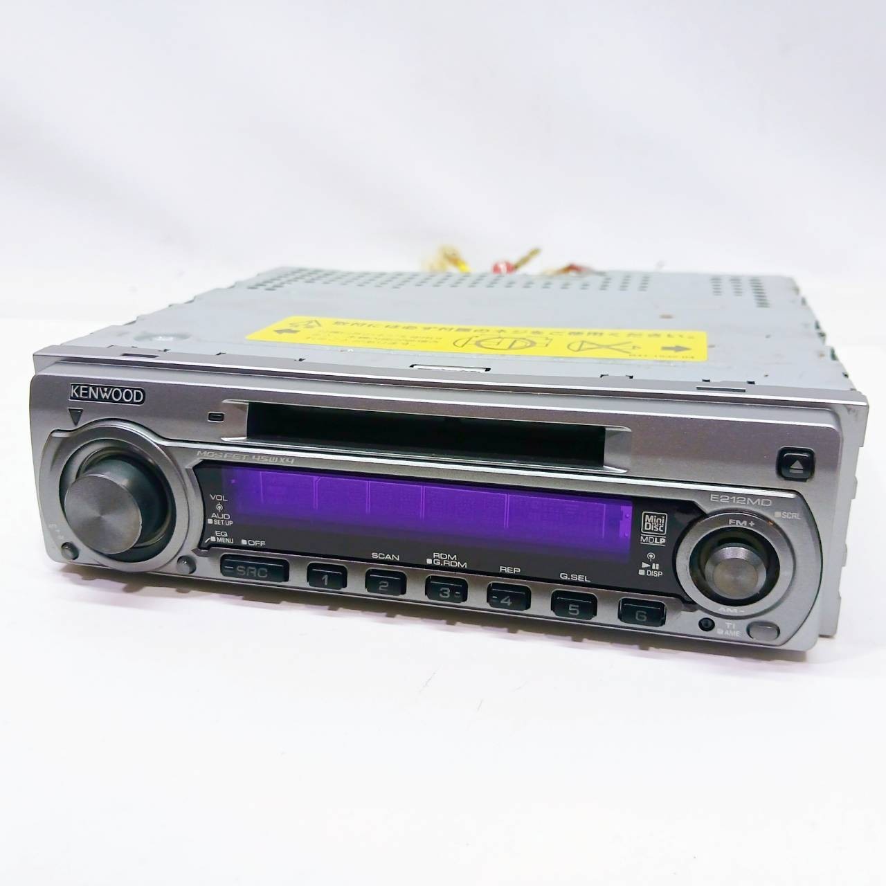 KENWOOD E212MD MD Receiver 1DIN Car Stereo Head Unit JDM Tested Japan BF282