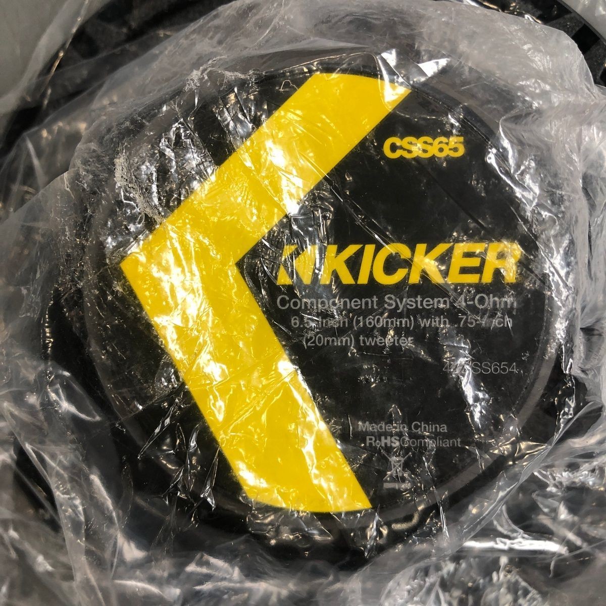 Kicker 46CSS654 CS Series 6.5″ Component Speaker System, 300W MAX, 4-Ohm