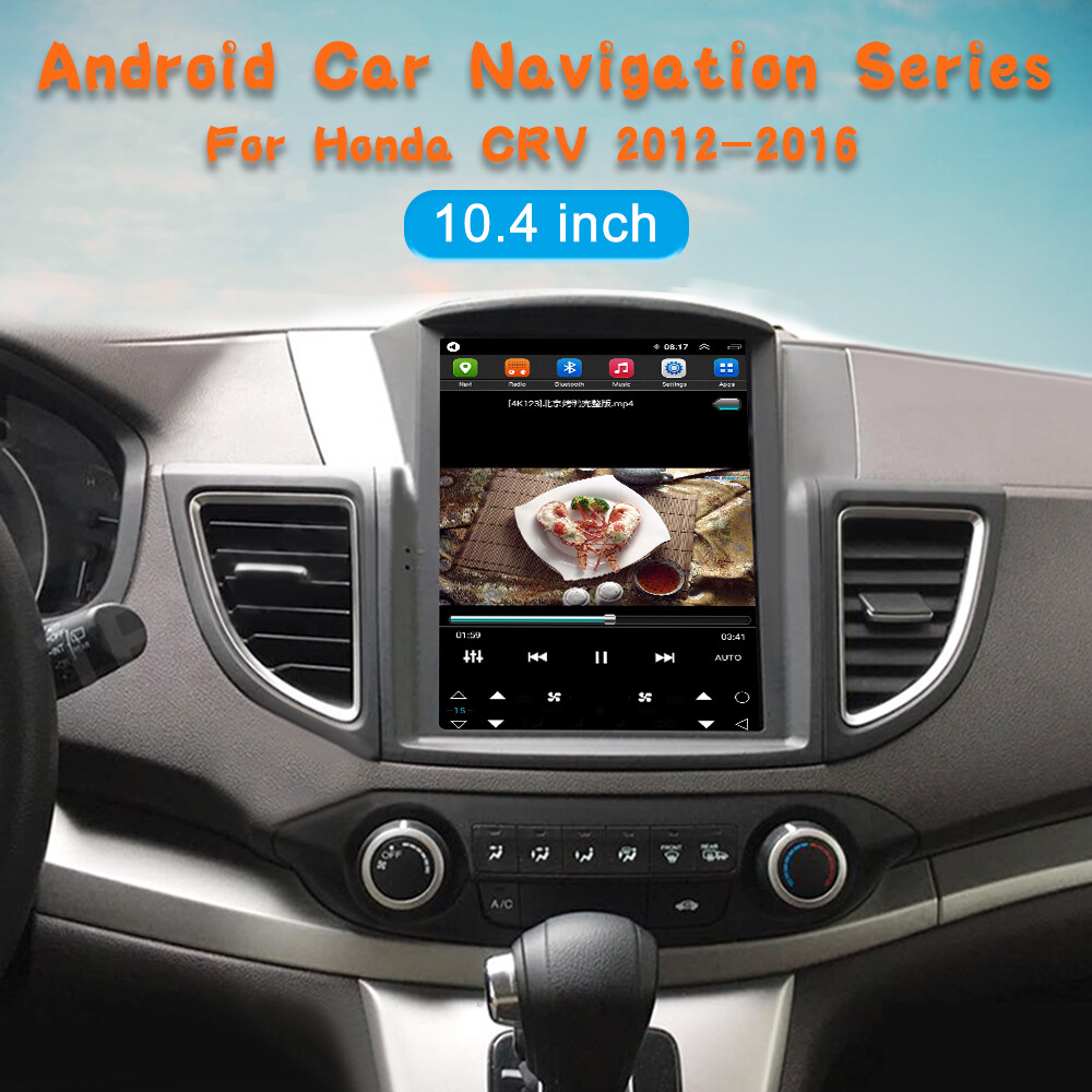 10.4″ Head Unit For Honda CRV 2012-2016 Android 14 Tesla Car Stereo Radio GPS BT