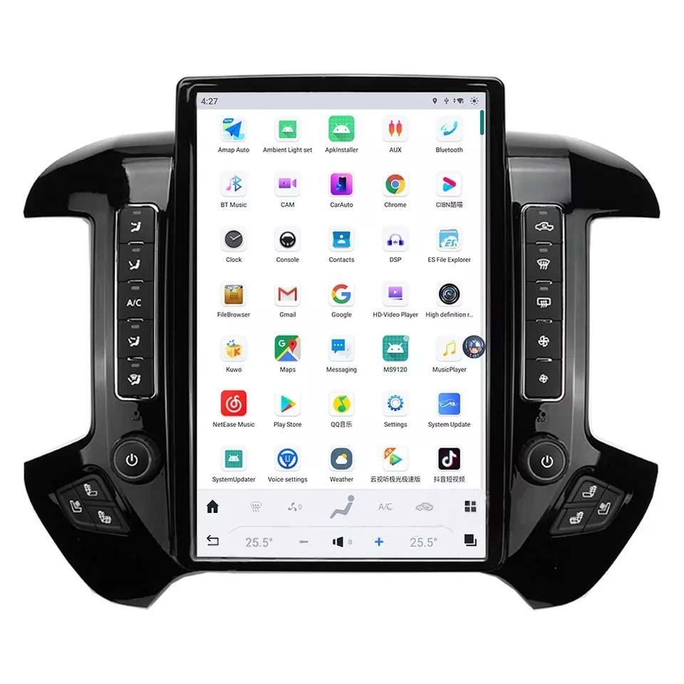 For Silverado Sierra 14.4 inch Touch Screen Radio Stereo Apple Carplay GPS Navi