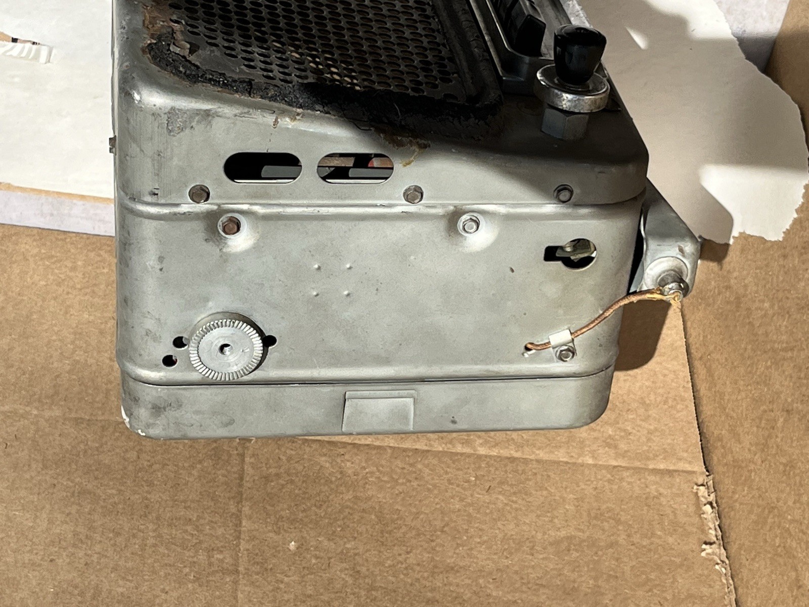 1955 buick delco 981651 sonomatic 12v am tube radio untested