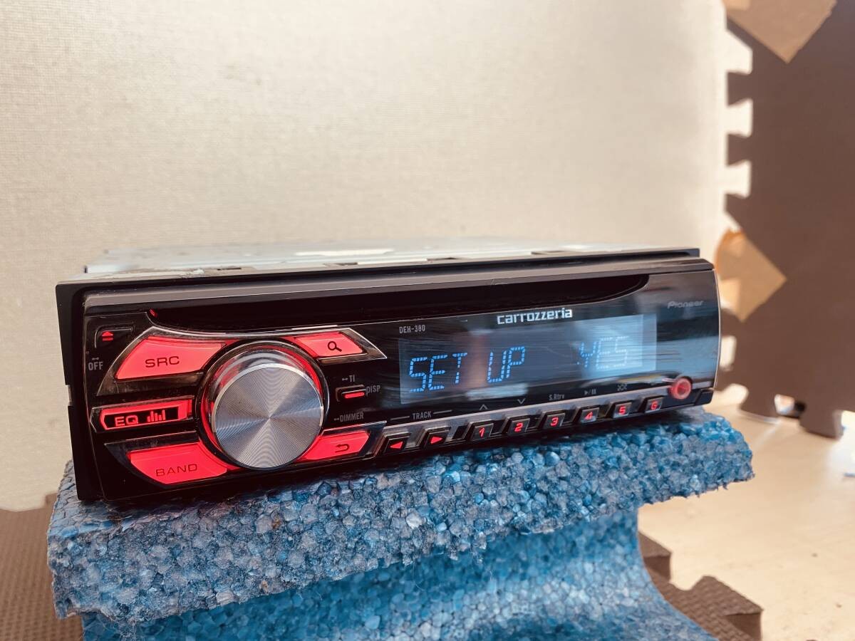 Pioneer DEH-380 1DIN CD AUX Player Car Audio Excellent JAPAN