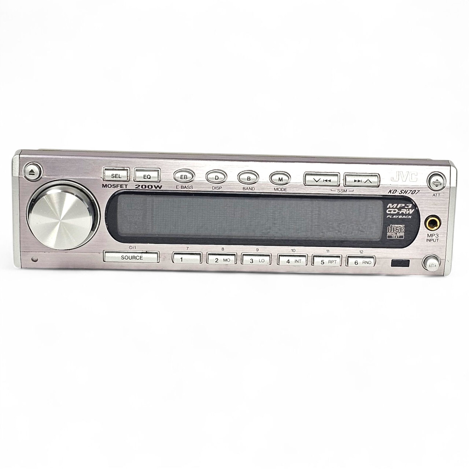 JVC KD-SH707 CD MP3 Car Stereo Receiver Motorized Aluminum Faceplate