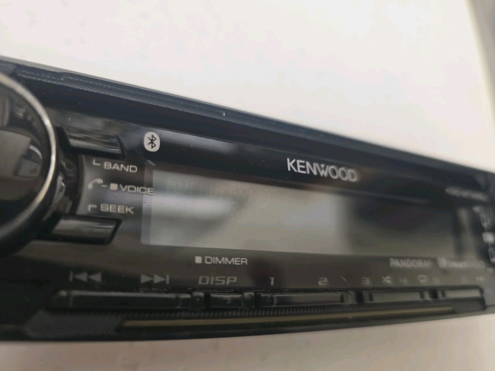 Kenwood KDC-BT365U Black Bluetooth Car Stereo Receiver Front Panel Faceplate
