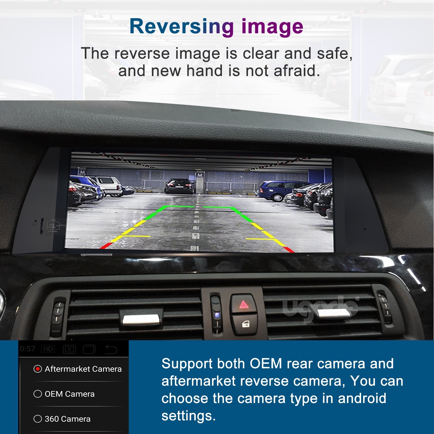 Ugode 10.25inch Android Screen Upgrade CarPlay GPS BMW 5 Series GT F07 NBT