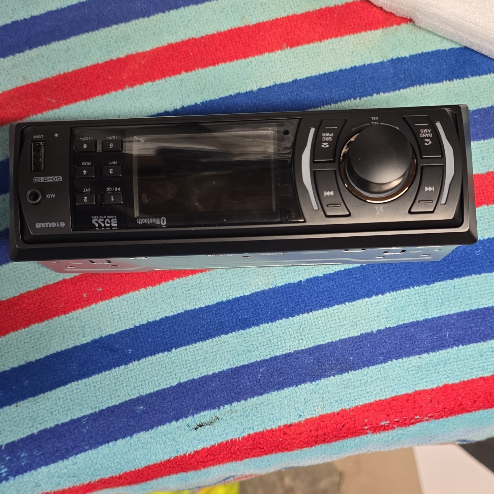 BOSS Audio Systems 616UAB 1 DIN Media Receiver Bluetooth AM/FM USB AUX