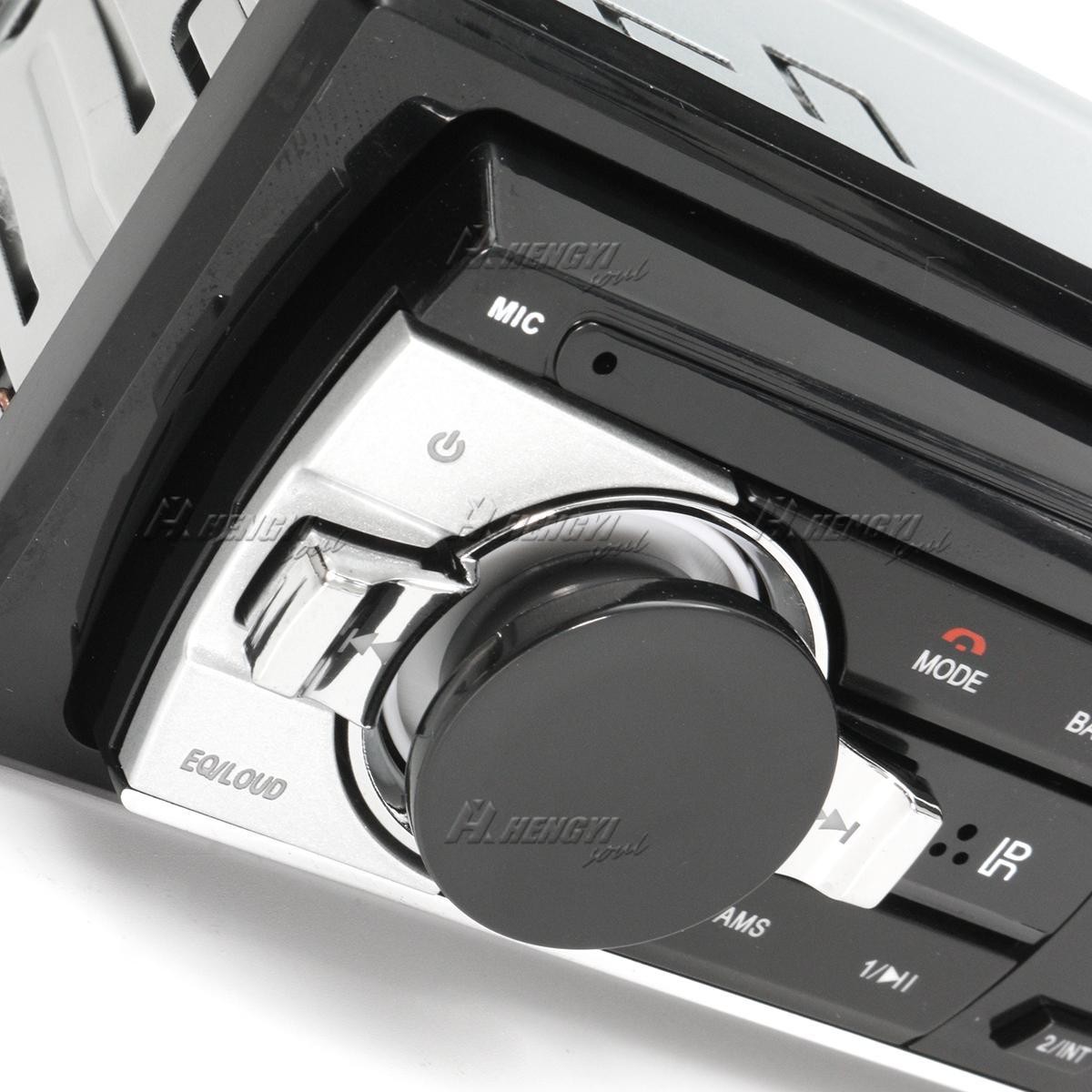 Car Radio Stereo 1Din Bluetooth FM Audio Head MP3/USB/SD/AUX In-Dash Unit Player
