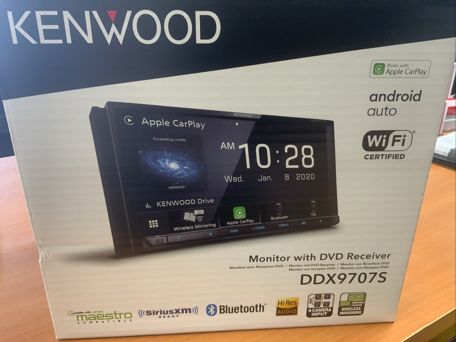 Kenwood DDX9707S 6.95″ DVD Multimedia Receiver w/ Apple CarPlay- BRAND NEW