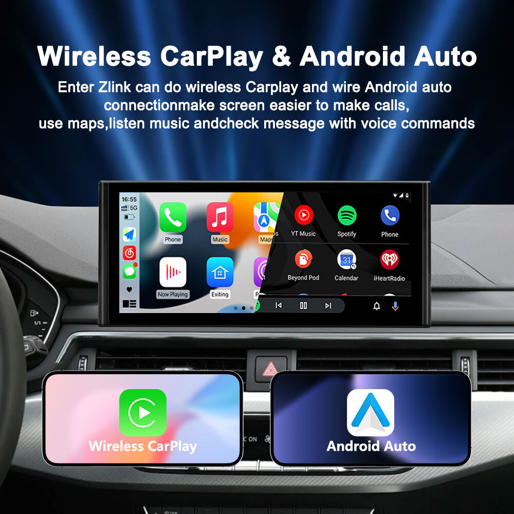 12.3″HD Car Radio for Audi A4L 2017-2021 Carplay Mirrorlink DSP BT Music SWC FM