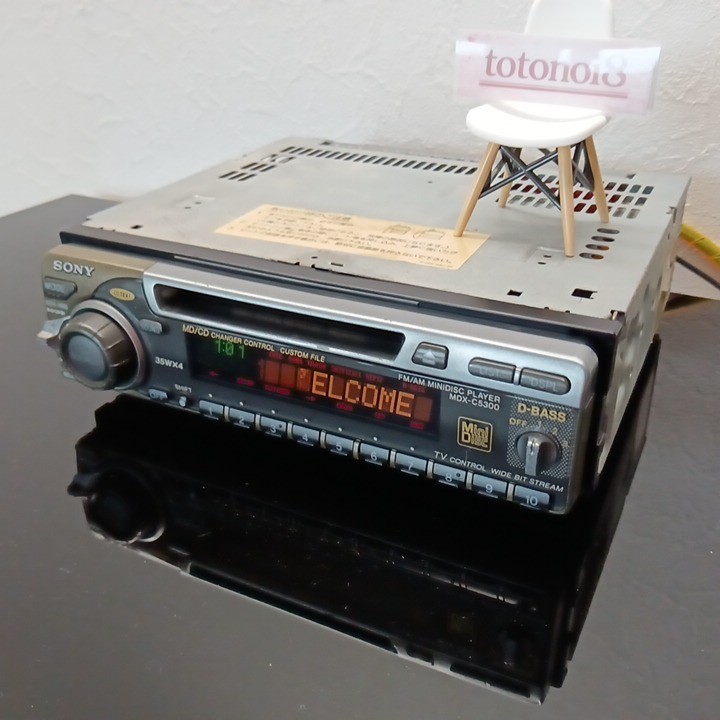 Sony MDX-C5300 Car Audio MD Player 1DIN FM AM Head Unit Tested Working