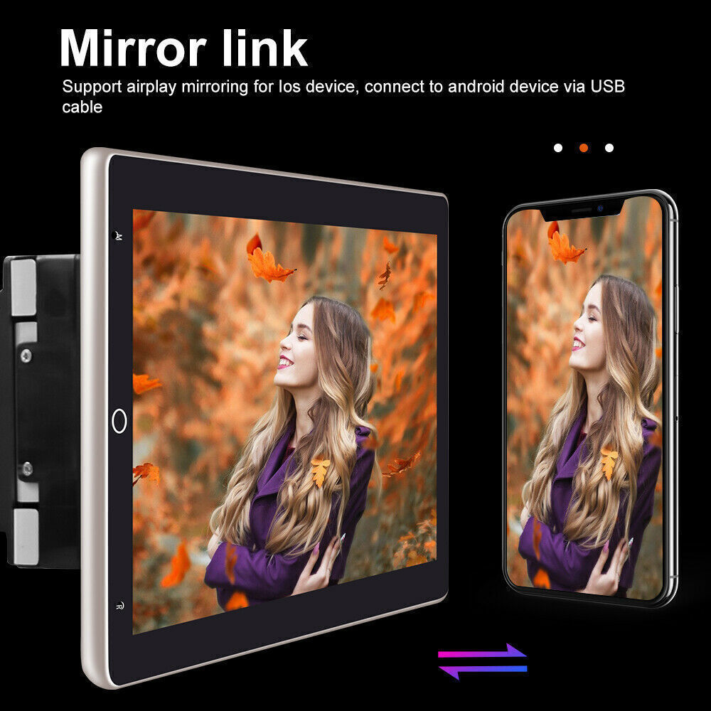 Android 15 Car Stereo Radio GPS Wifi Double 2 Din Touch Screen Player 10 Inch