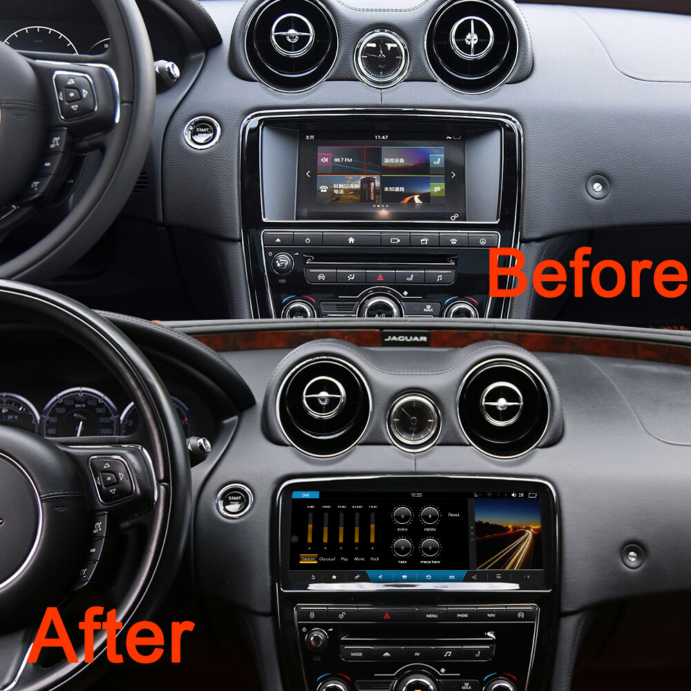 Android 10.25″Car Stereo for Jaguar XF XFL 2016 2017 2018 Carplay SWC DSP RDS BT